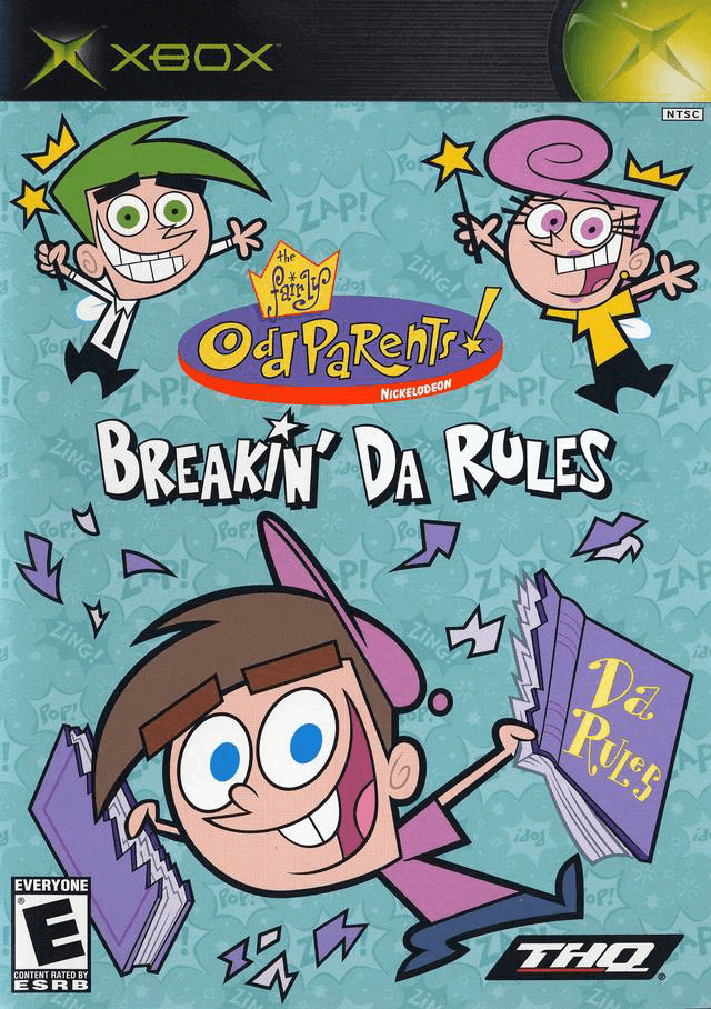 Fairly Odd Parents: Breakin' Da Rules box art for Xbox